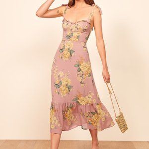 Reformation Nikita Midi Dress (Size 8)